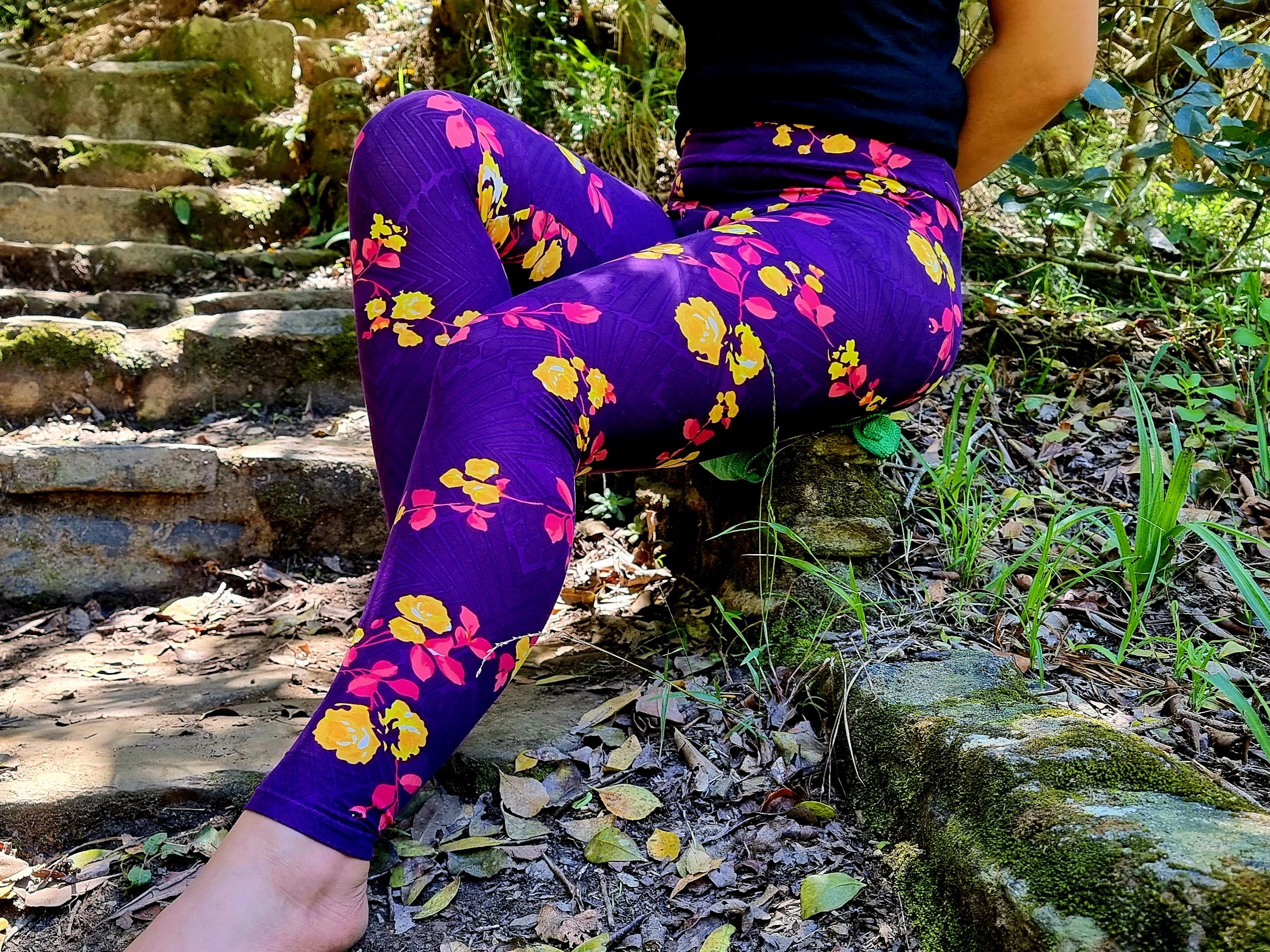 LuLaRoe Purple Active Pants, Tights & Leggings